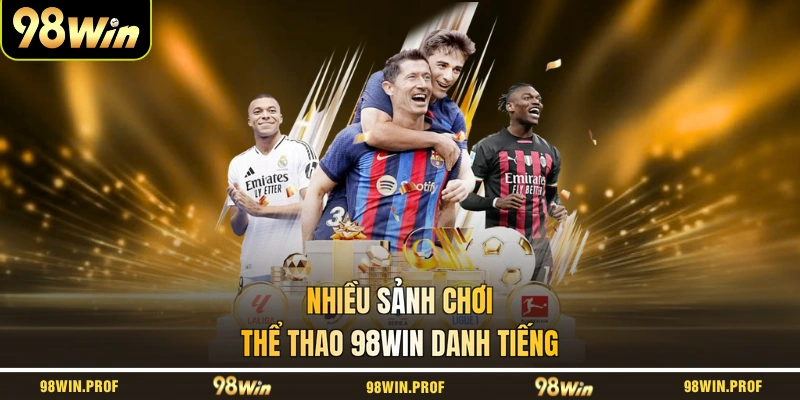 Nhiều sảnh chơi thể thao 98WIN danh tiếng